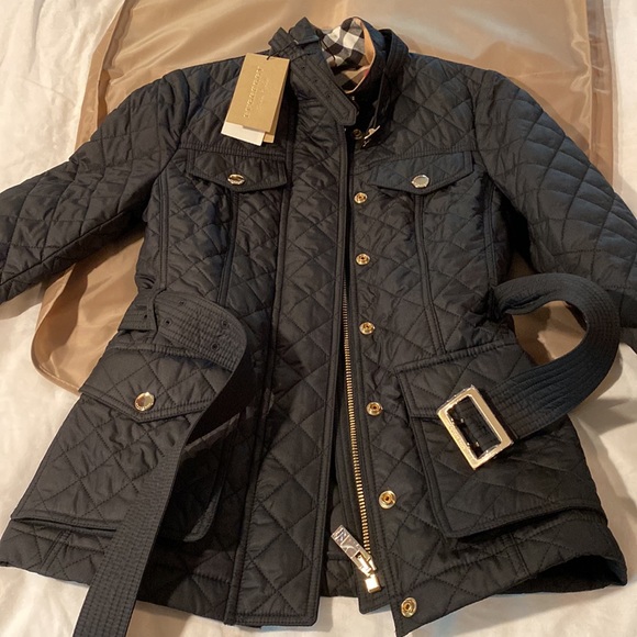 Burberry Jacket Authentic NWT XS Black - Picture 12 of 14